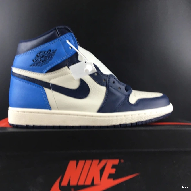 Rep Onekick Jordan High OG Obsidian 1 Retro Air 555088-140 0528